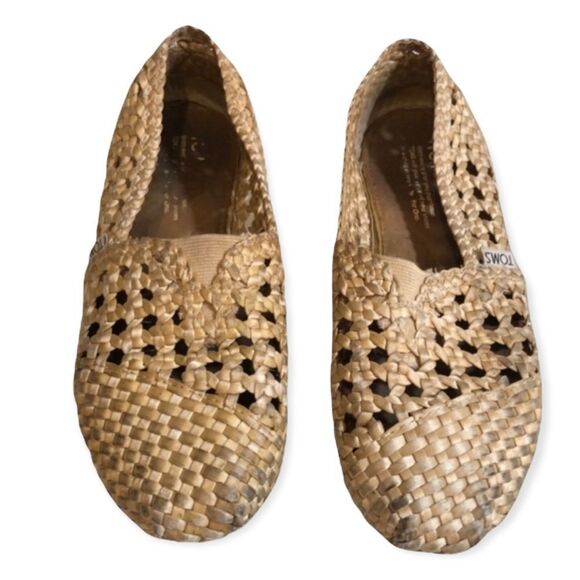 Toms Classic Whisper Satin Woven Espadrilles 7.5 - Picture 1 of 14